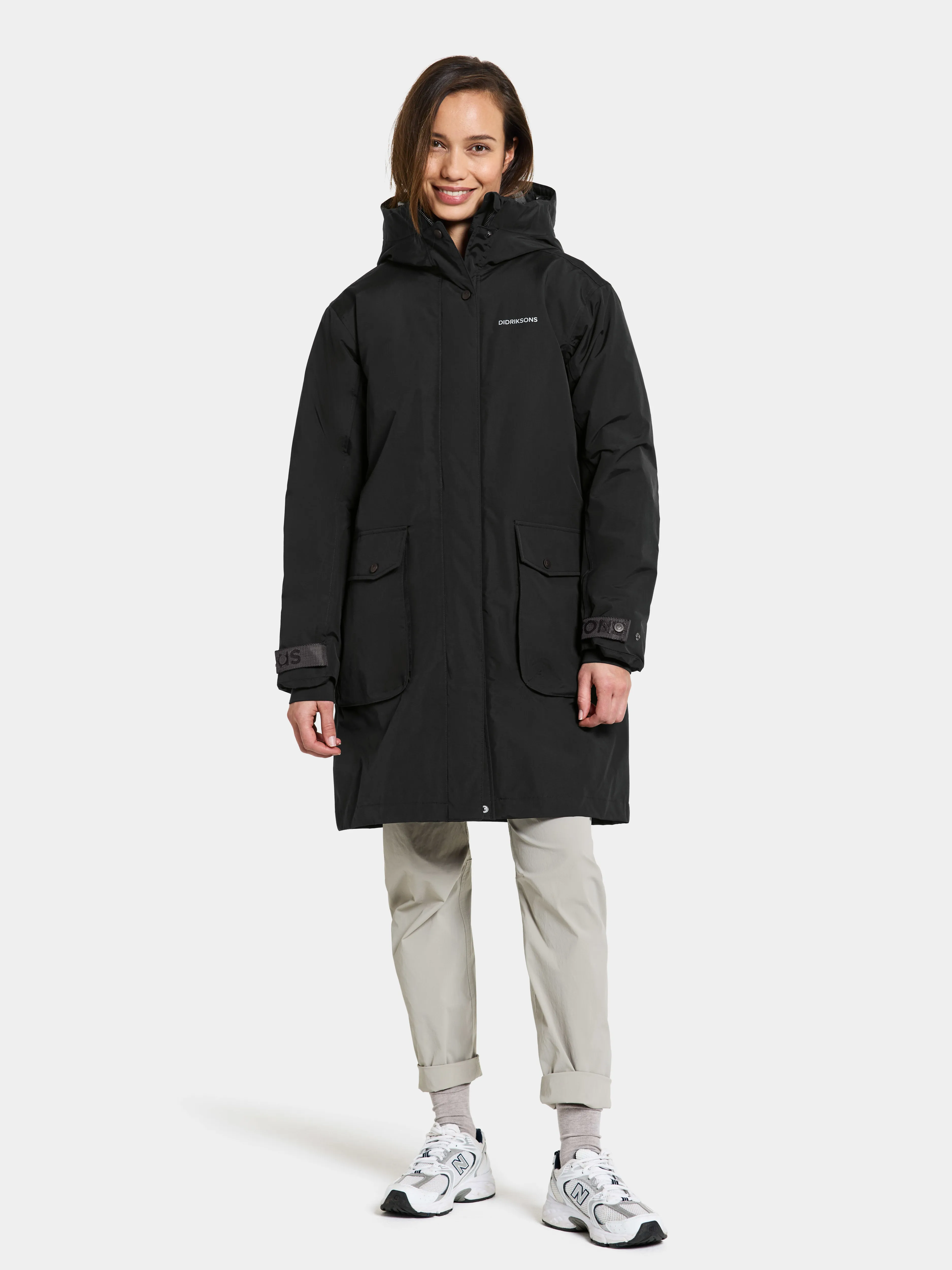 Didriksons Women&#x27;s Ilsa Parka Black | Buy Didriksons Women&#x27;s Ilsa Parka Black here | Outnorth