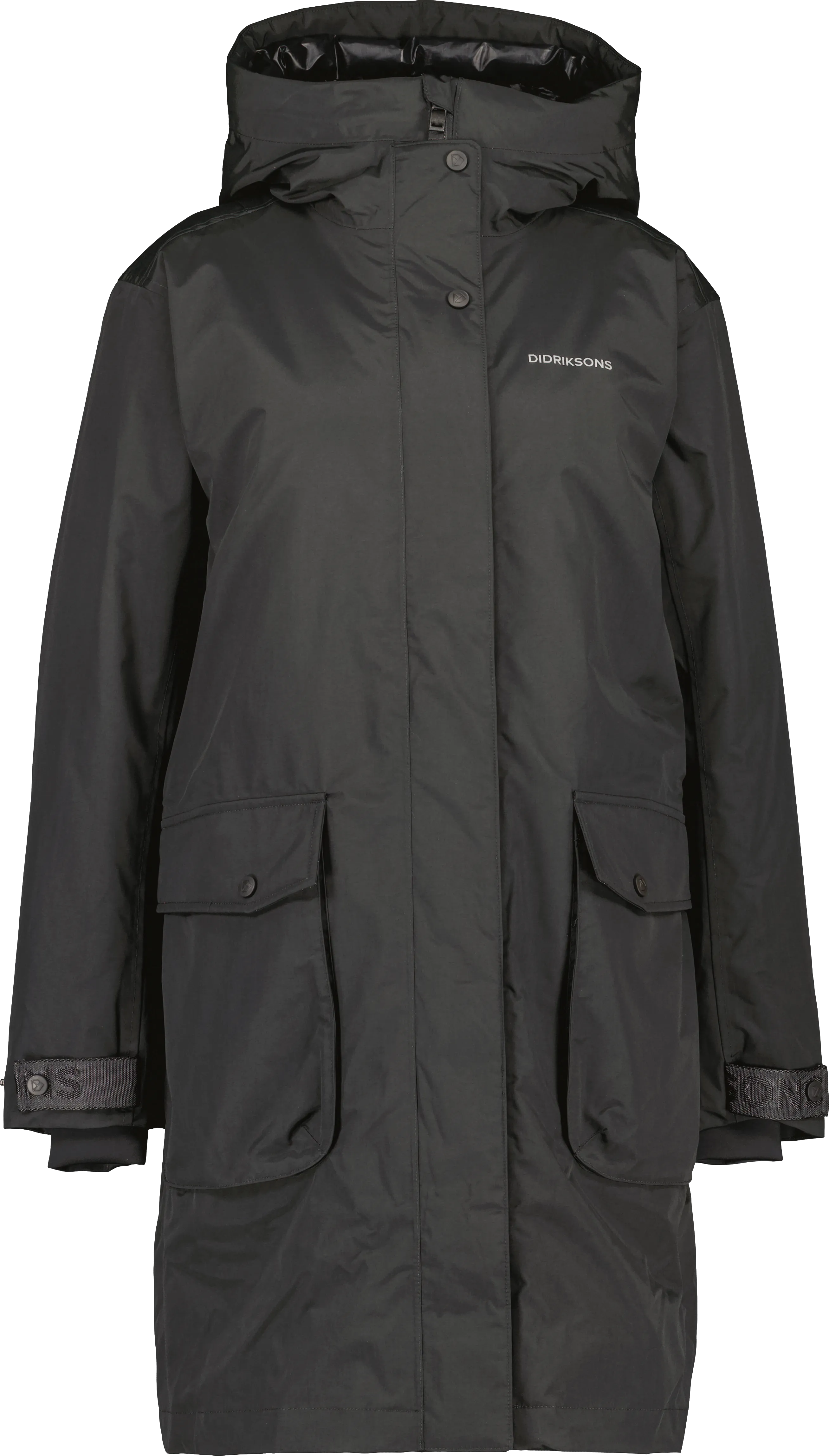 Didriksons Women&#x27;s Ilsa Parka Black | Buy Didriksons Women&#x27;s Ilsa Parka Black here | Outnorth