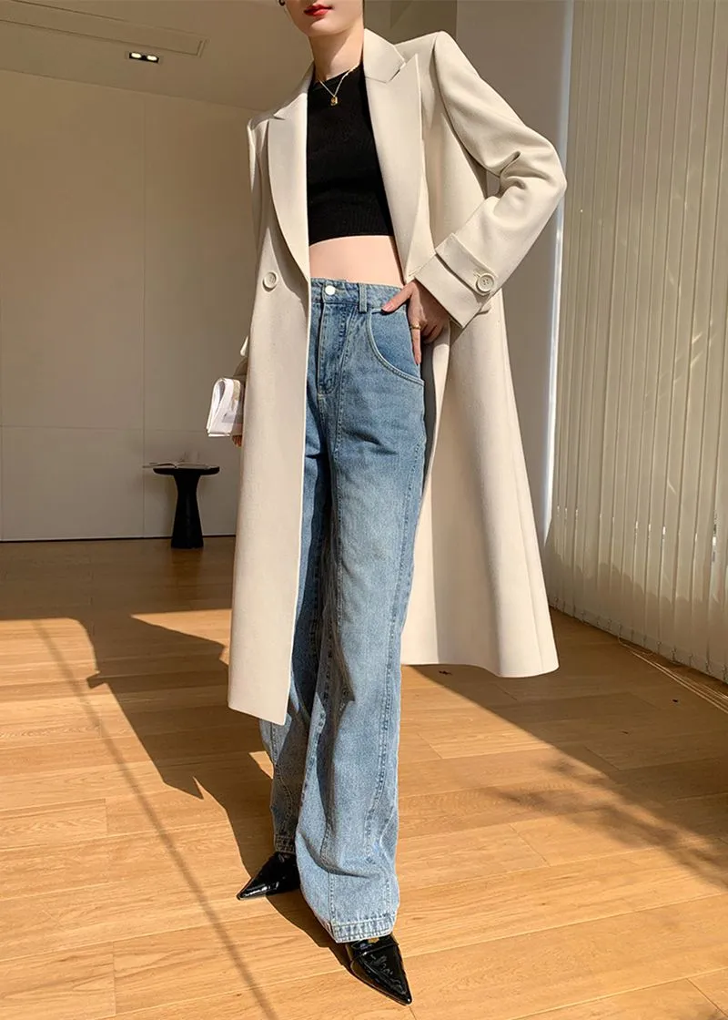 Double-Breasted Belt Trench Coat