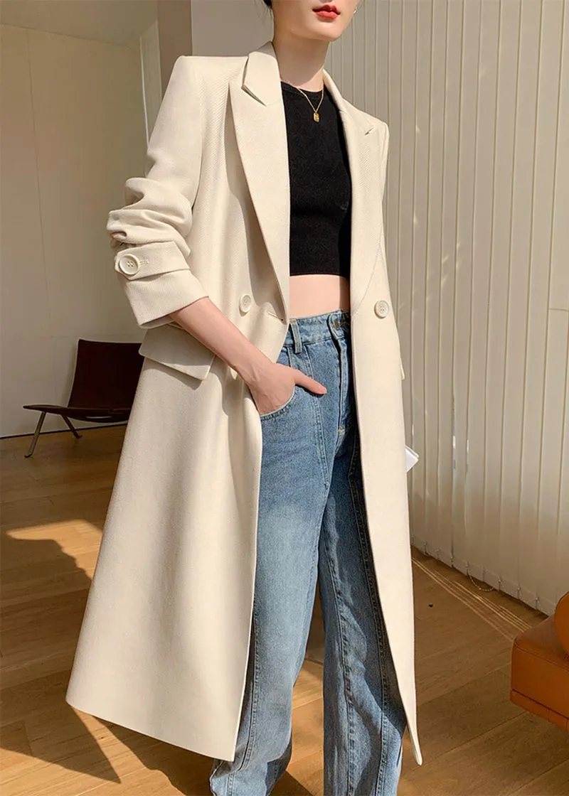 Double-Breasted Belt Trench Coat