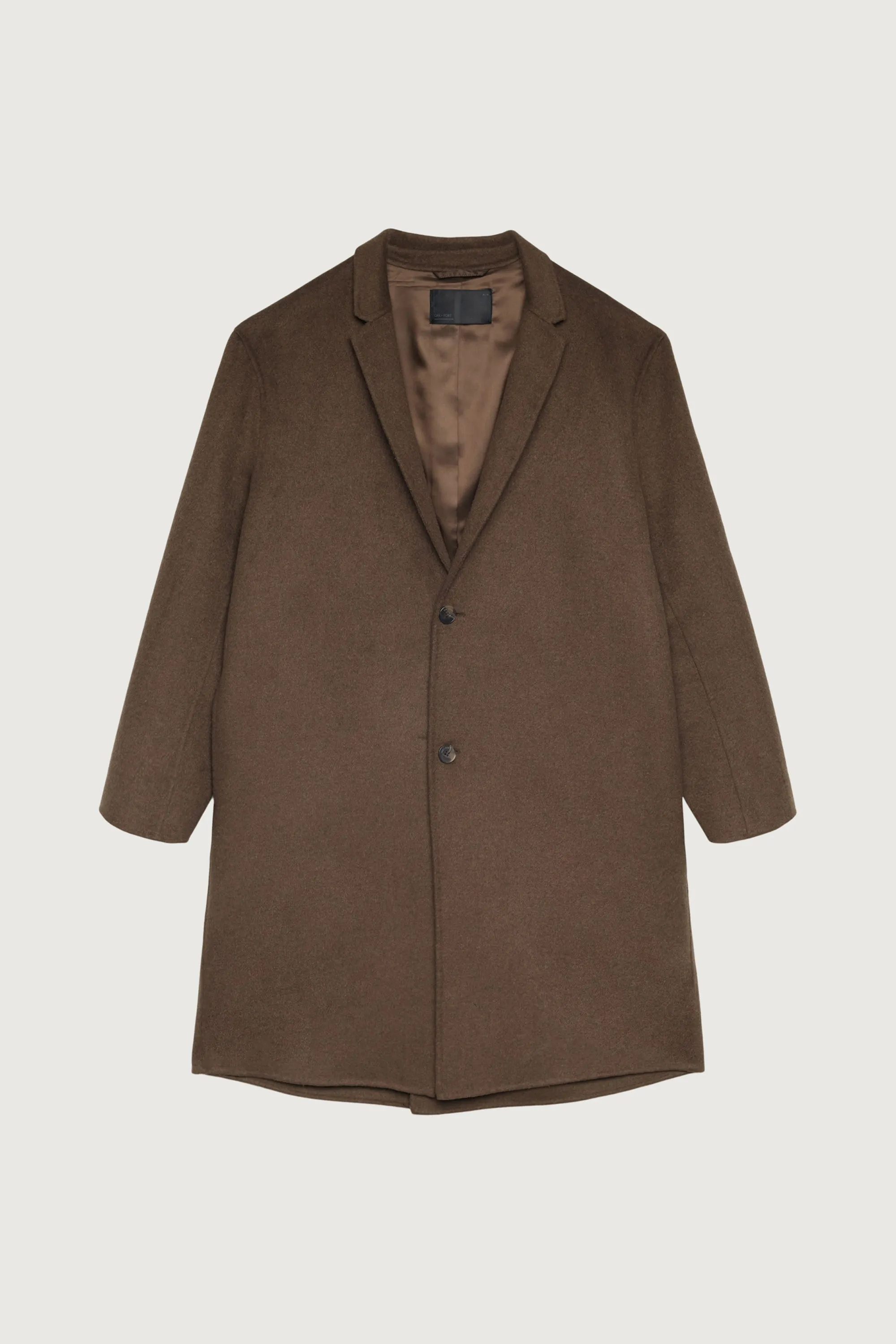 DOUBLE-FACED WOOL BLEND COAT