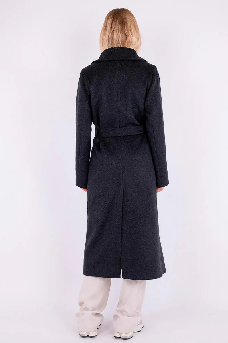 Edgar Wool Coat | Dark Grey | Jakke fra Neo Noir