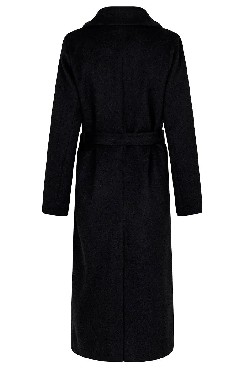 Edgar Wool Coat | Dark Grey | Jakke fra Neo Noir