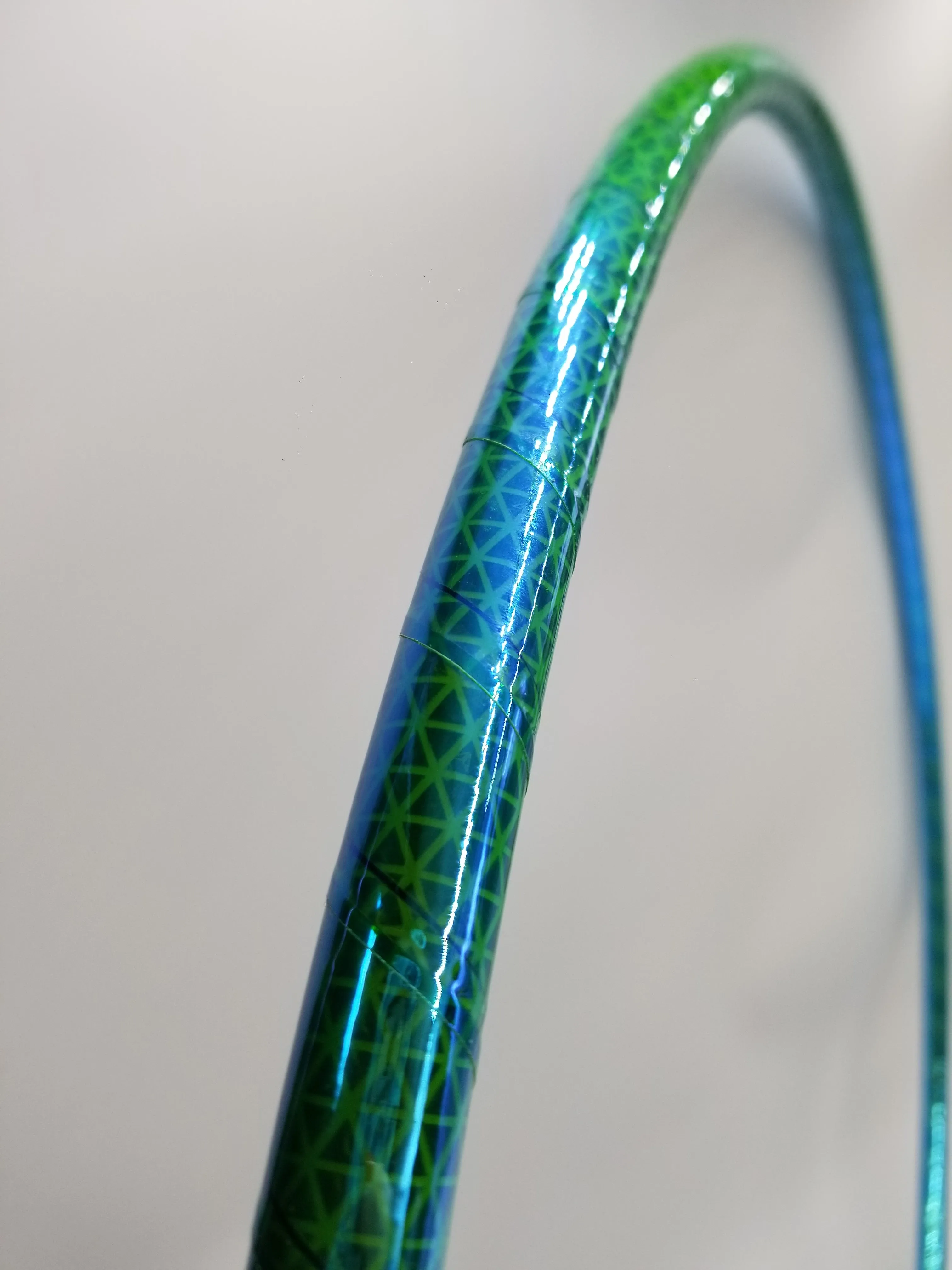 Electric Lime Reflective Color Morph Taped Hoop