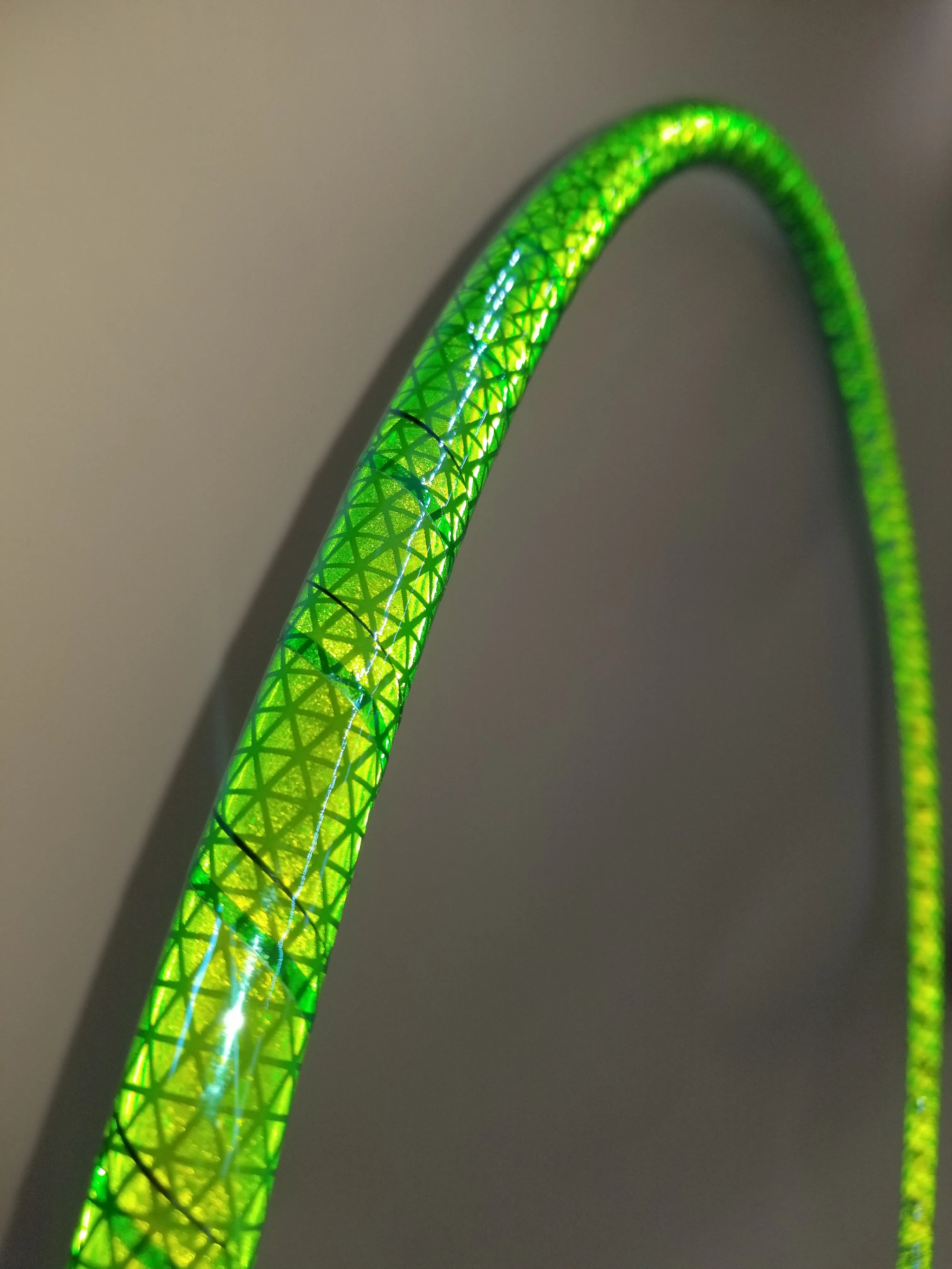 Electric Lime Reflective Color Morph Taped Hoop