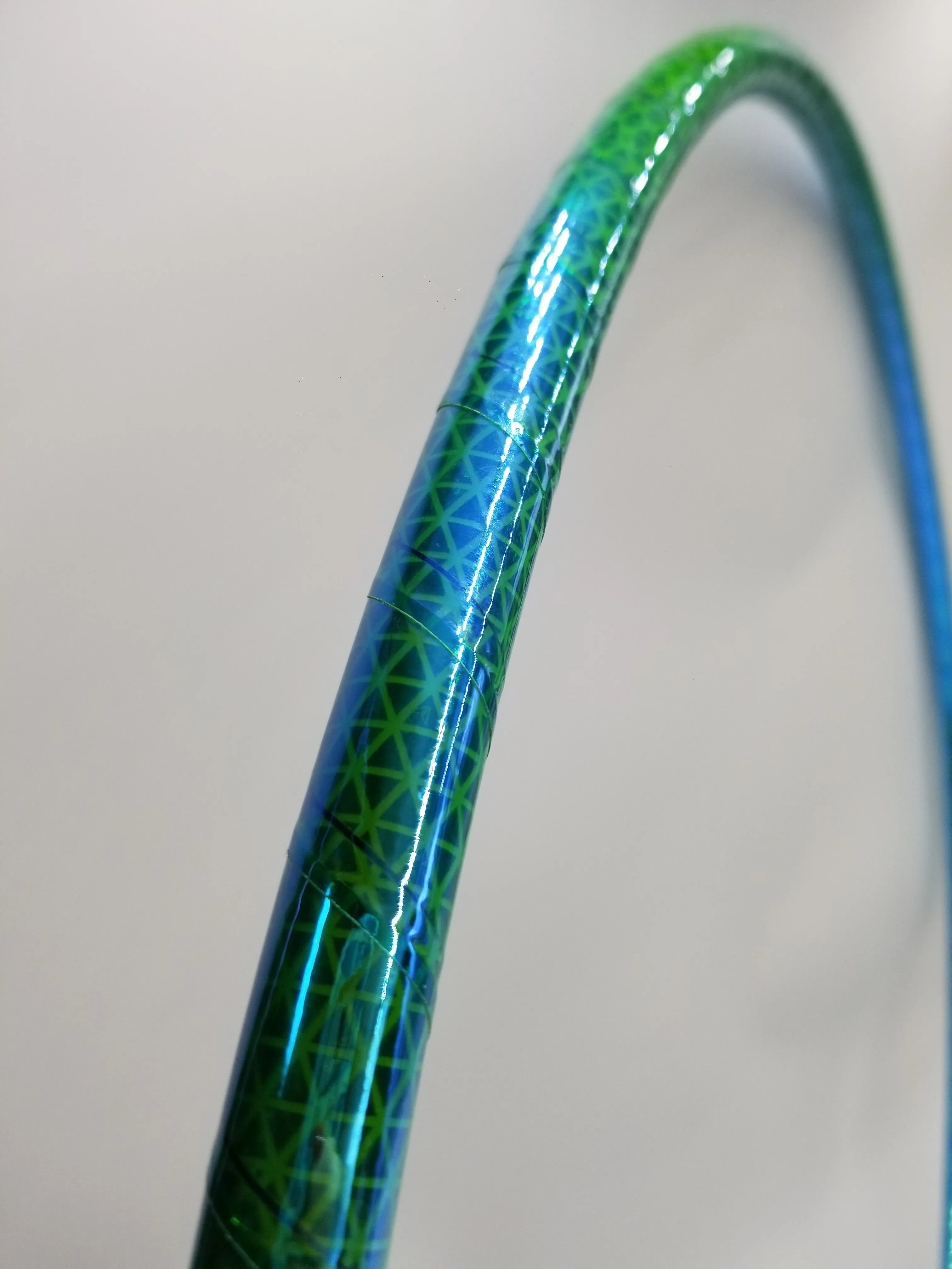 Electric Lime Reflective Color Morph Taped Hoop