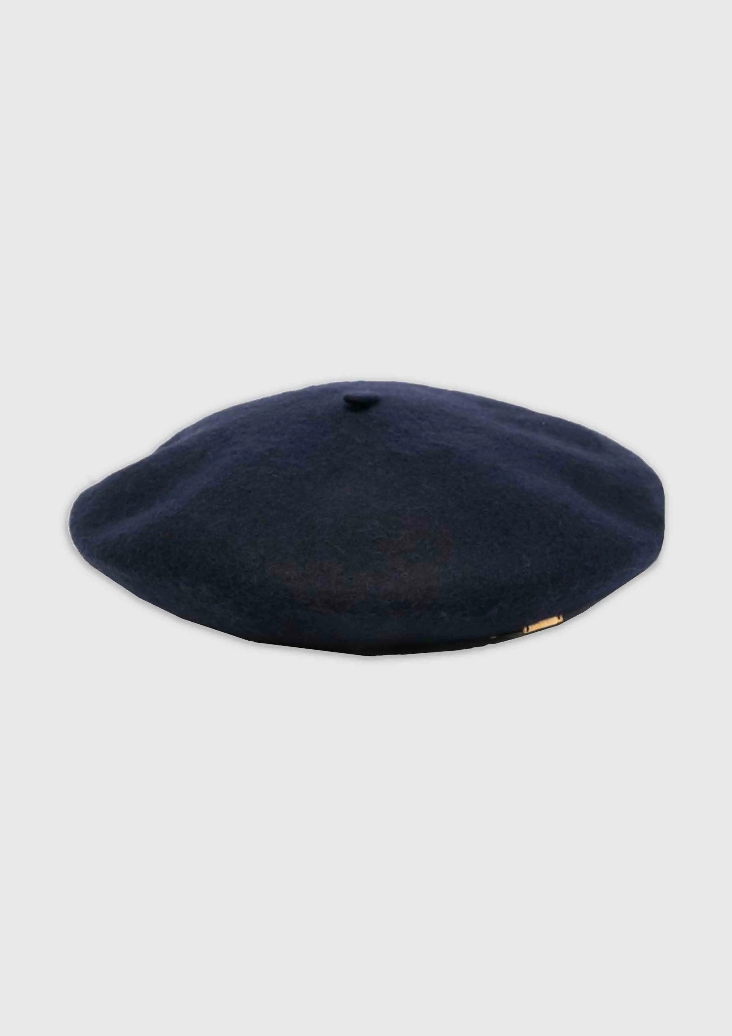 Elisabetta Franchi Navy Wool Beret