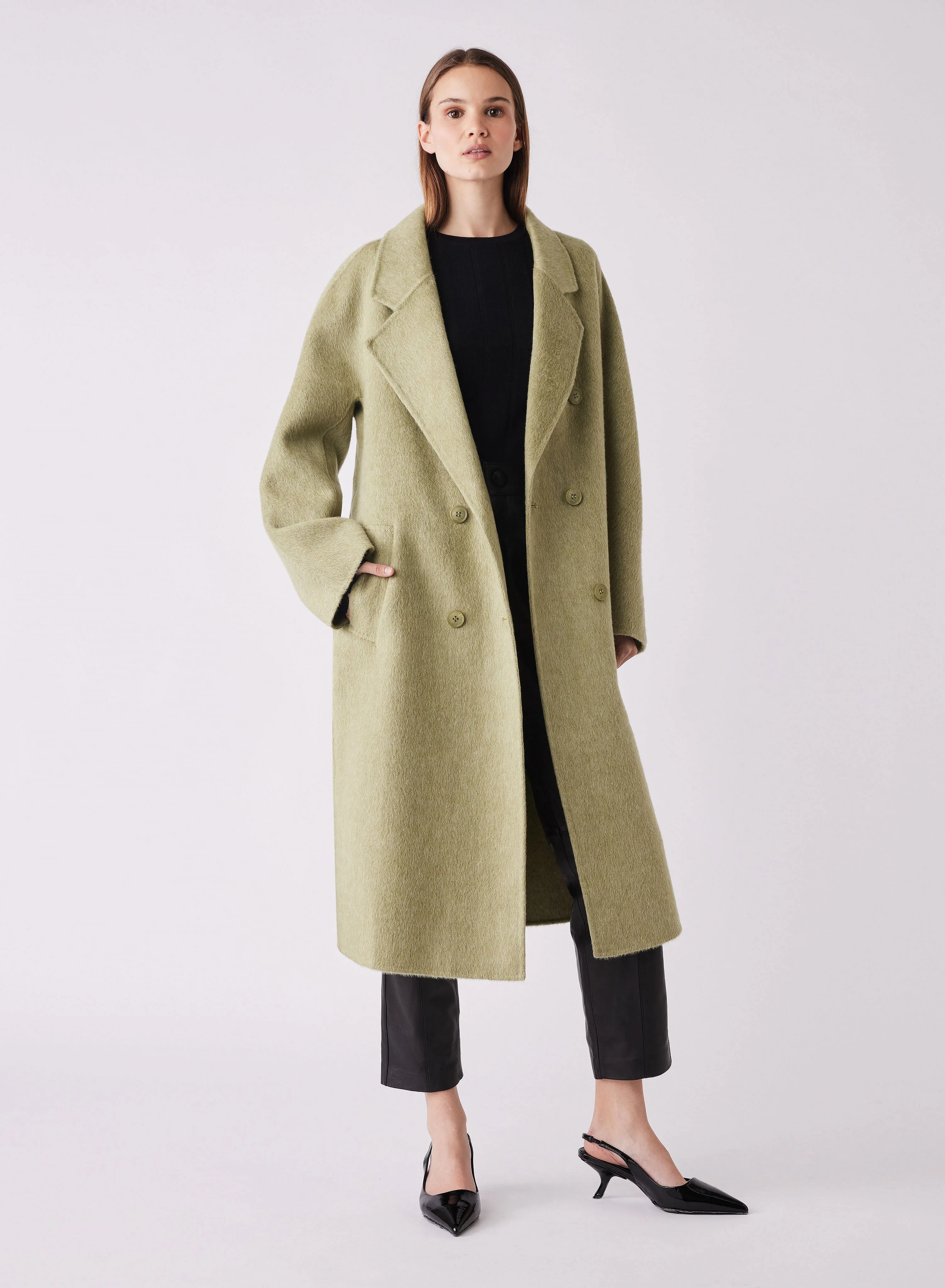 Esmaeé Stream Coat - Pistachio