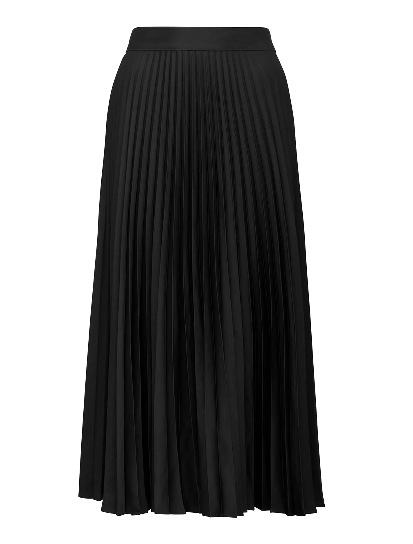 Ester Satin Pleated Skirt