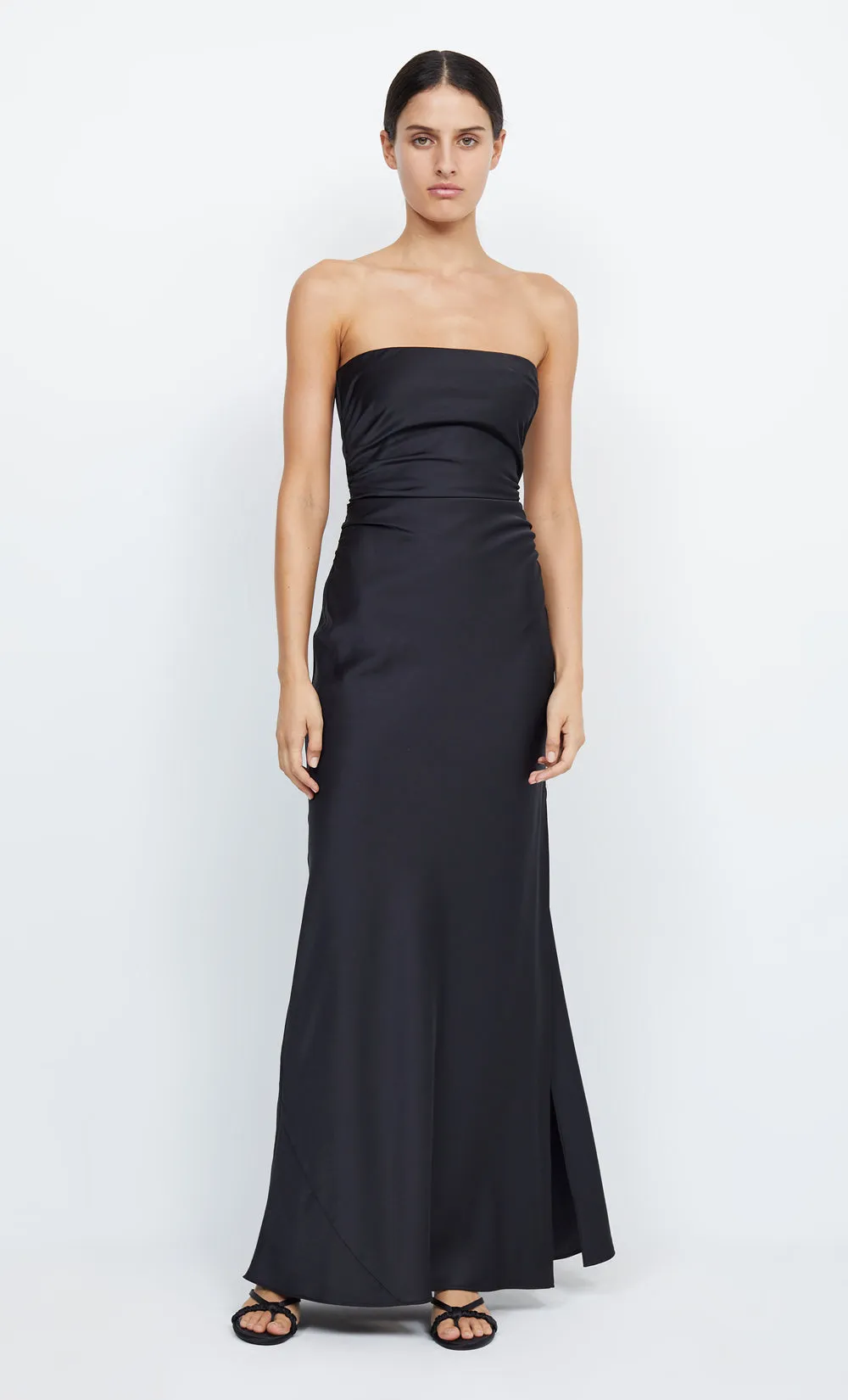 ETERNITY STRAPLESS MAXI - BLACK