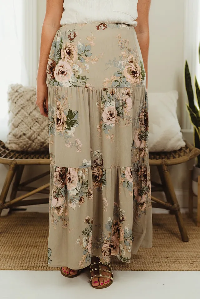 Floral Maxi Skirt