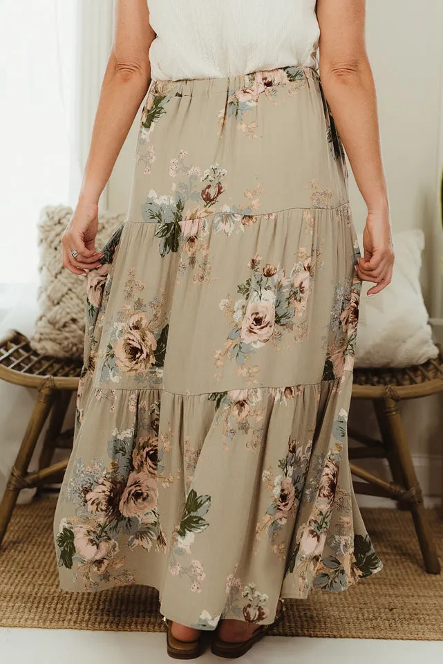 Floral Maxi Skirt