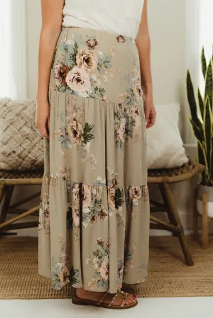 Floral Maxi Skirt