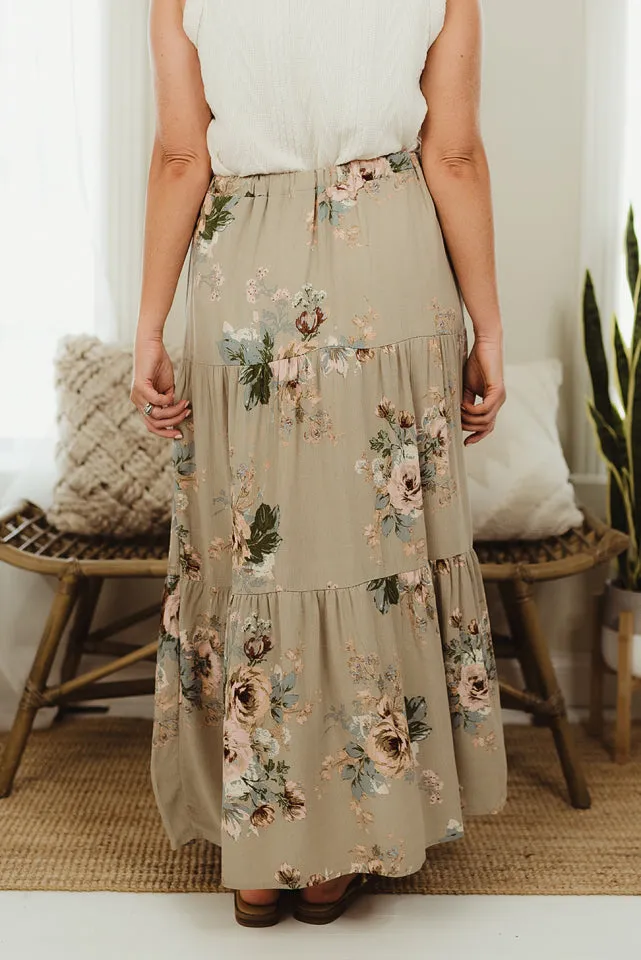 Floral Maxi Skirt