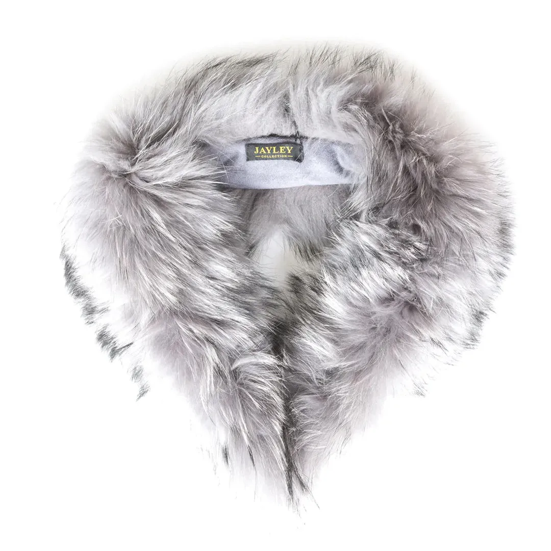 Fox Fur Collar Grey by Jayley