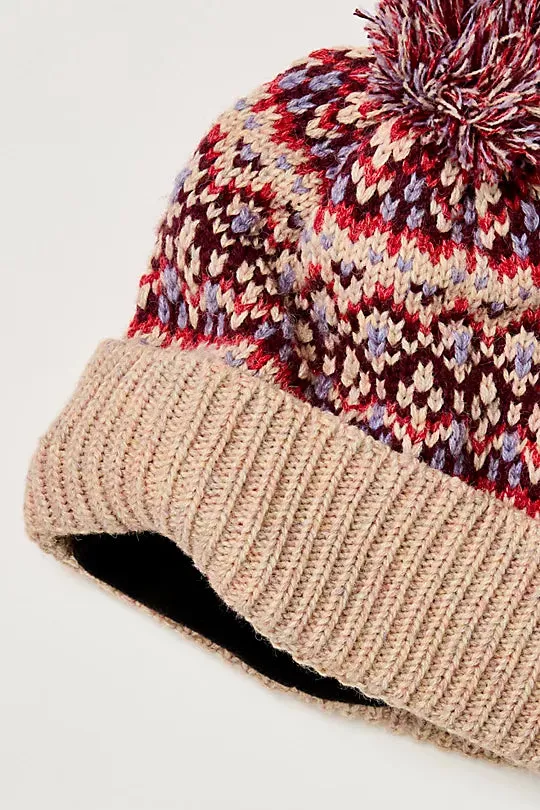 Free People First Frost Fairisle Beanie