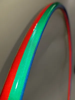 Fruit Juice Coinflip Reflective Taped Hoop