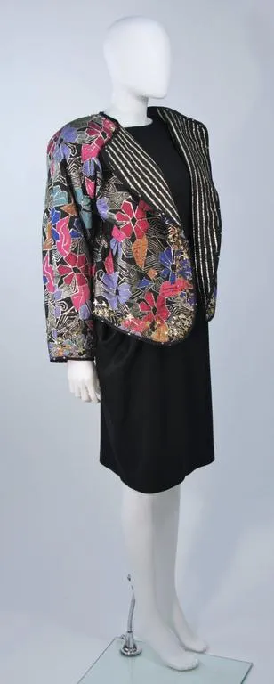 GEOFFREY BEENE Reversible Jacket & Draped Dress Size 6-8