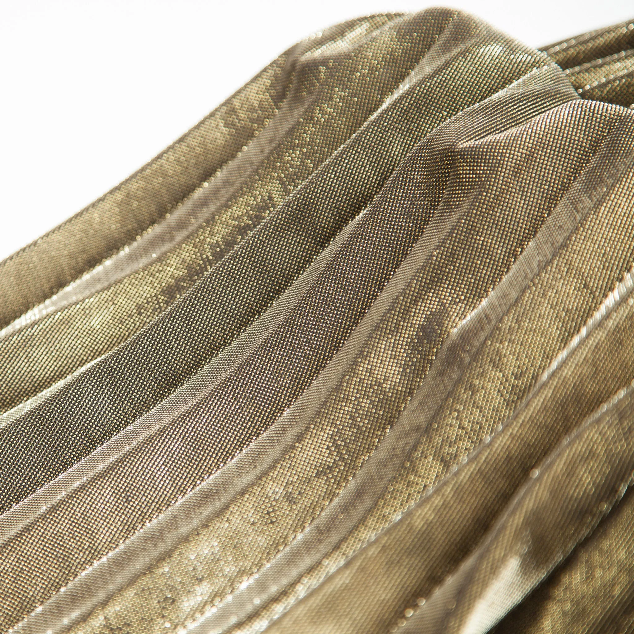 GRADY METALLIC PLEATED SKIRT