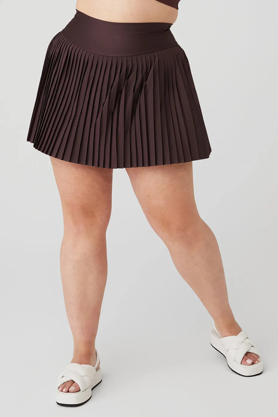 Grand Slam Tennis Skirt - Raisin