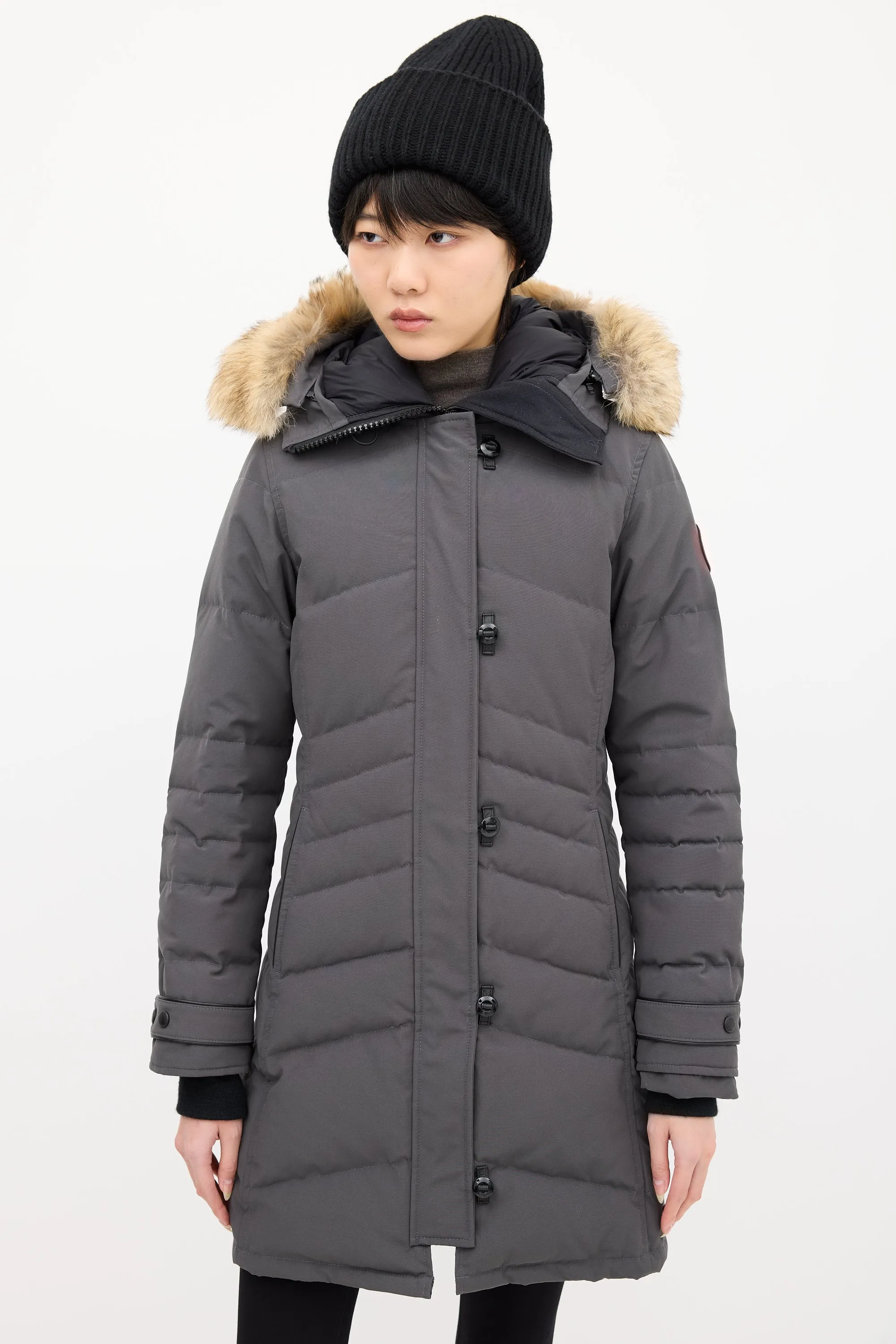 Grey Down Lorette Parka Heritage Parka