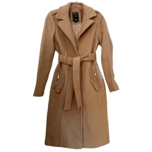 GUESS Wool Coat Long Beige XS