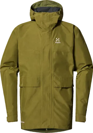 Haglöfs Men&#x27;s Reed GORE-TEX Parka Olive Green | Buy Haglöfs Men&#x27;s Reed GORE-TEX Parka Olive Green here | Outnorth