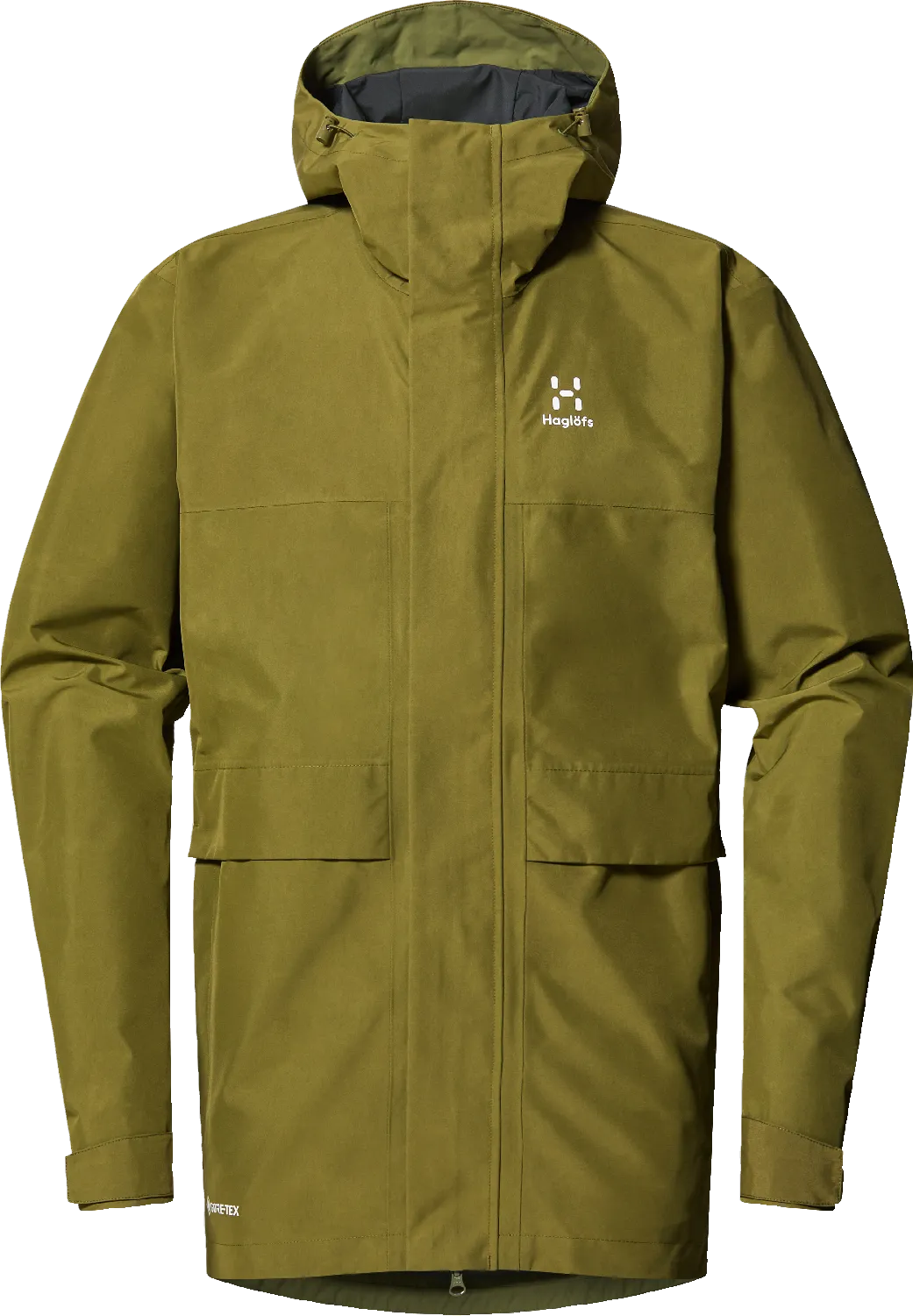 Haglöfs Men&#x27;s Reed GORE-TEX Parka Olive Green | Buy Haglöfs Men&#x27;s Reed GORE-TEX Parka Olive Green here | Outnorth