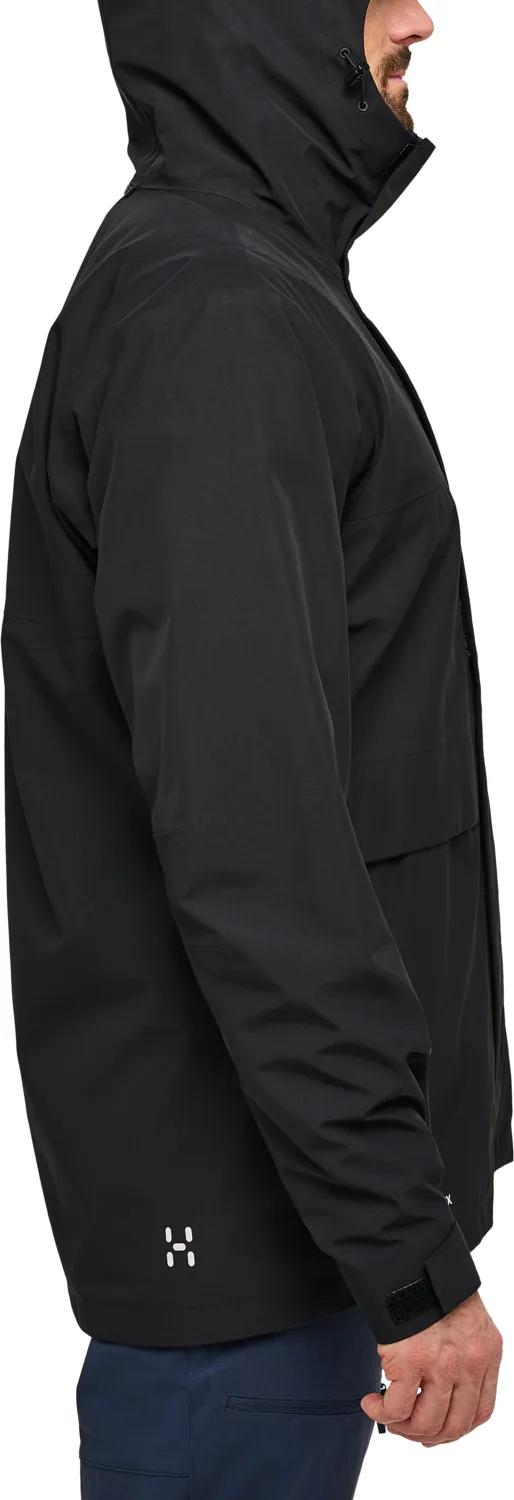 Haglöfs Men&#x27;s Reed GORE-TEX Parka True Black | Buy Haglöfs Men&#x27;s Reed GORE-TEX Parka True Black here | Outnorth