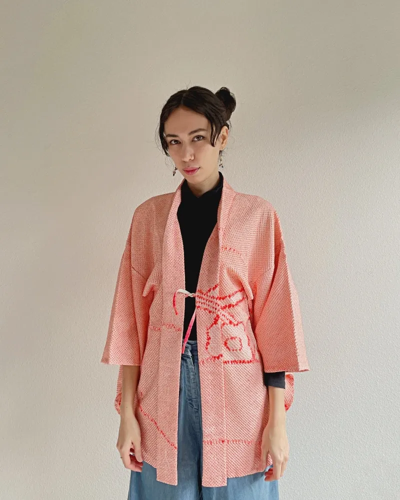 Hill and flower Haori Kimono Jacket