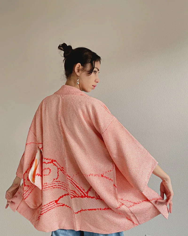 Hill and flower Haori Kimono Jacket