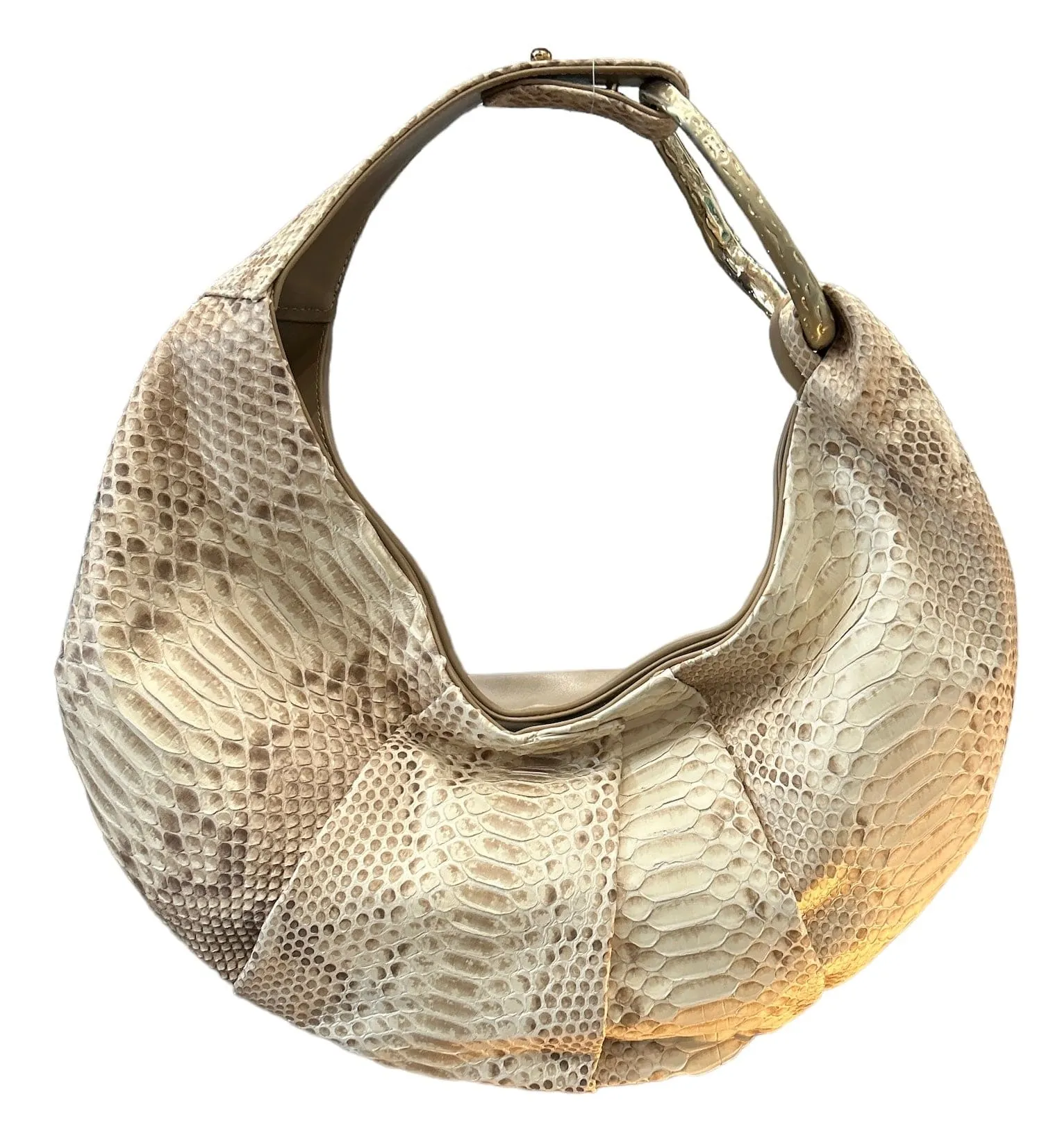 Hobo Wheel Python Bag