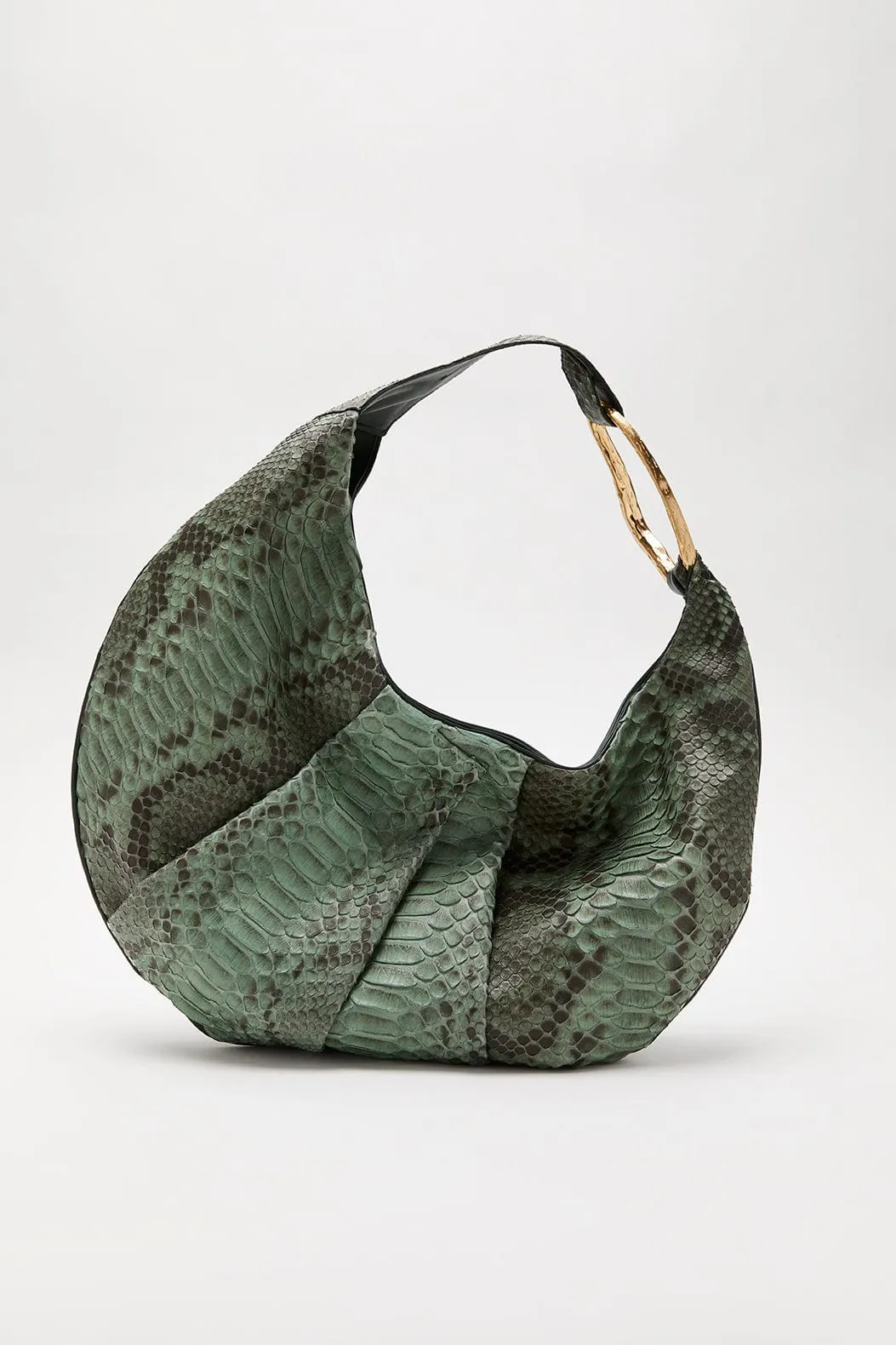 Hobo Wheel Python Bag