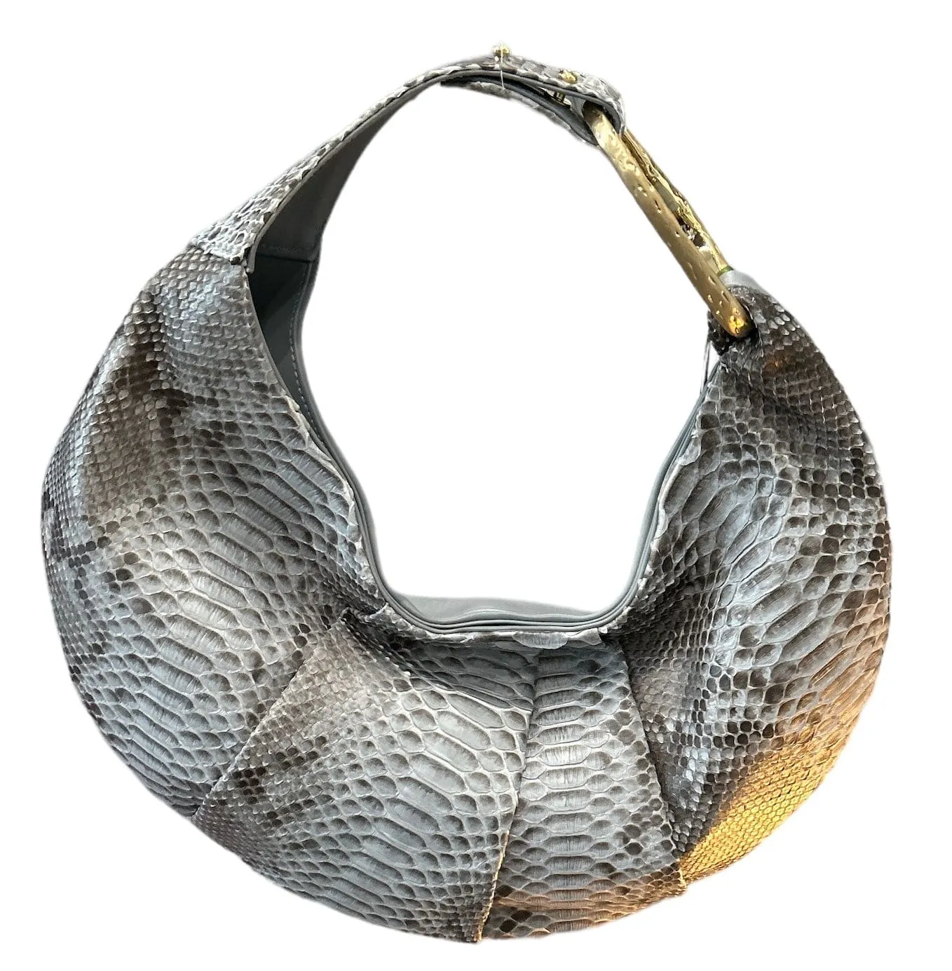 Hobo Wheel Python Bag