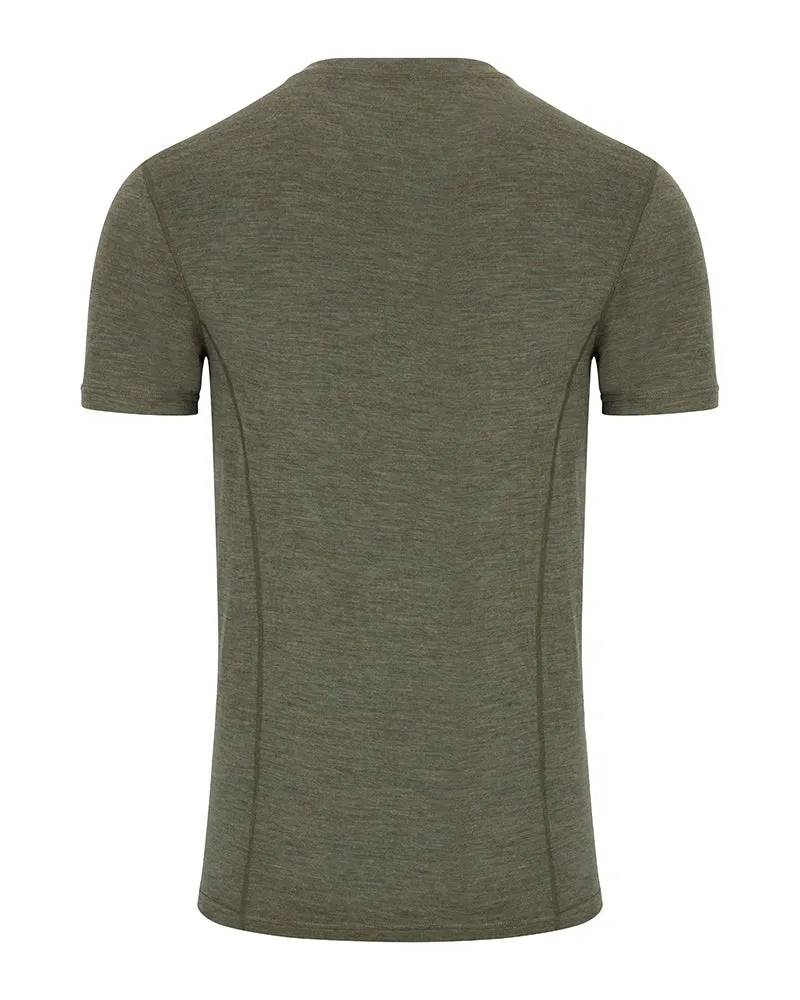 Hoggs Merino Wool Short Sleeve Base Layer Top