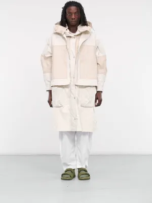 Hooded Double Layer Parka (24E96MRU14-SAND)