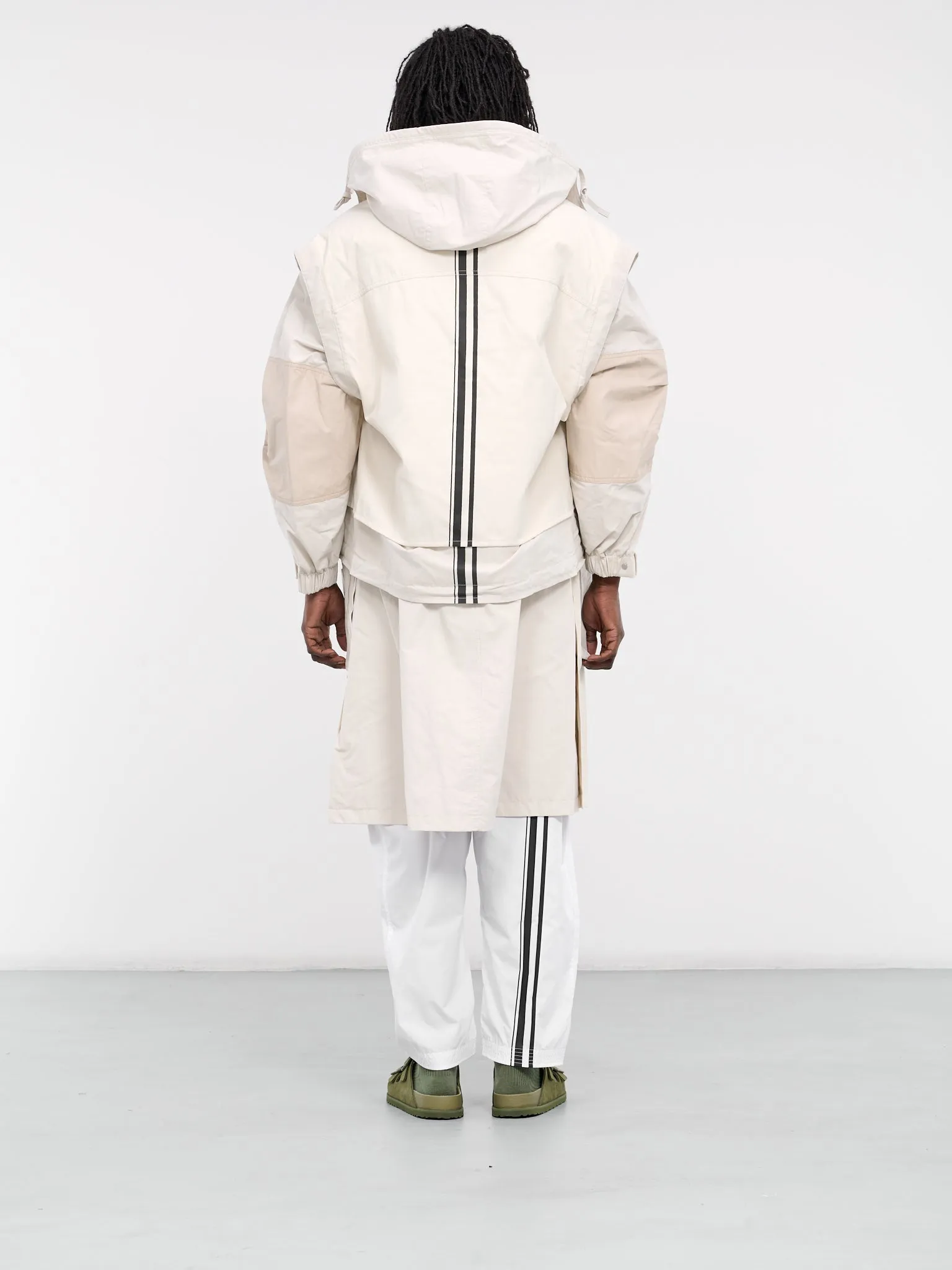 Hooded Double Layer Parka (24E96MRU14-SAND)