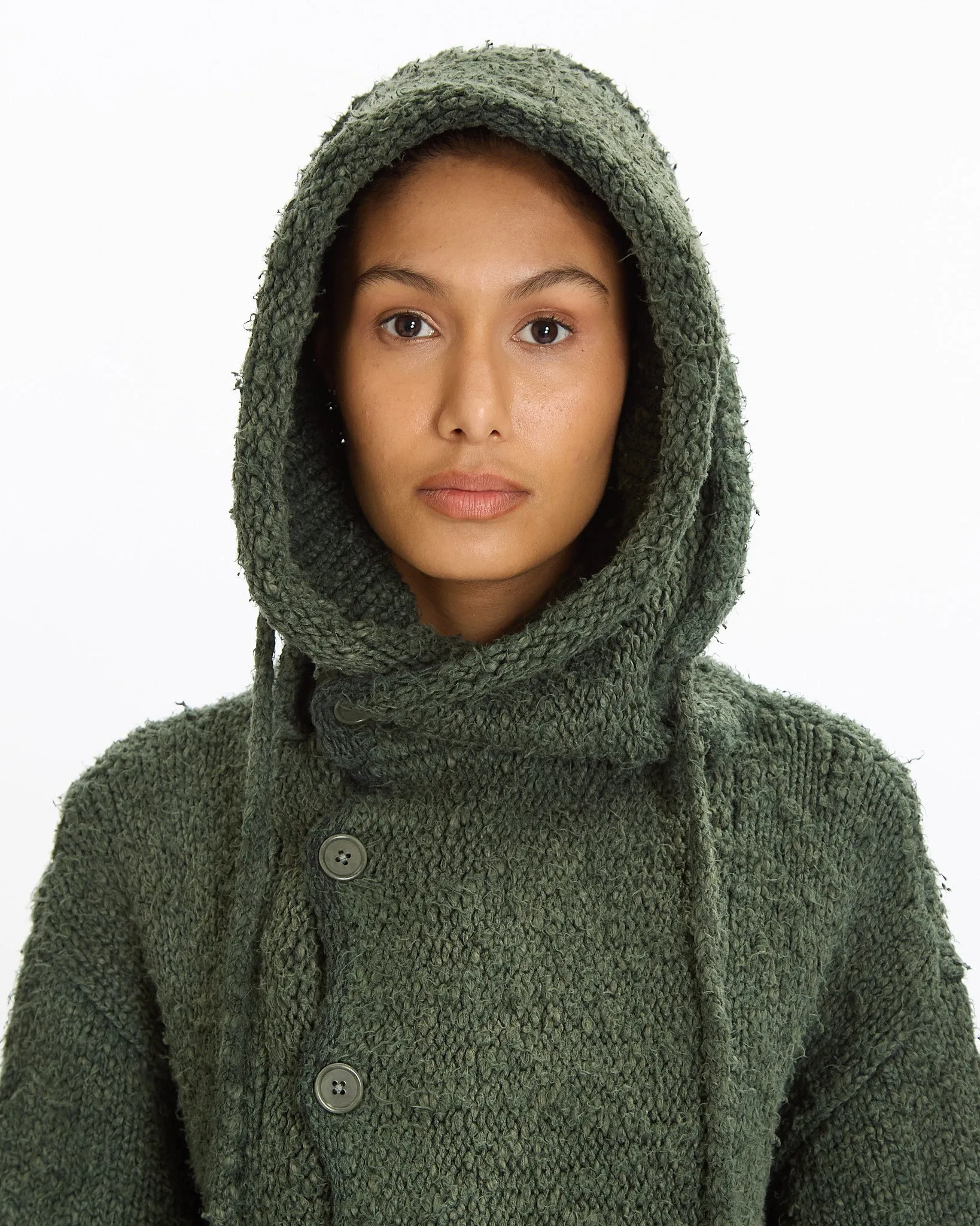 Hooded Parka Cardigan