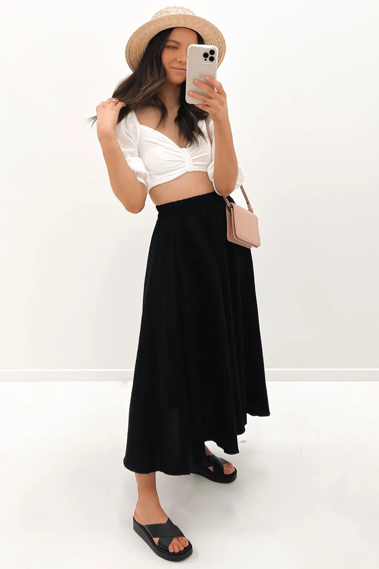 Jessica Maxi Skirt Black