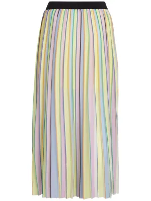 KARL LAGERFELD LONG STRIPED SKIRT