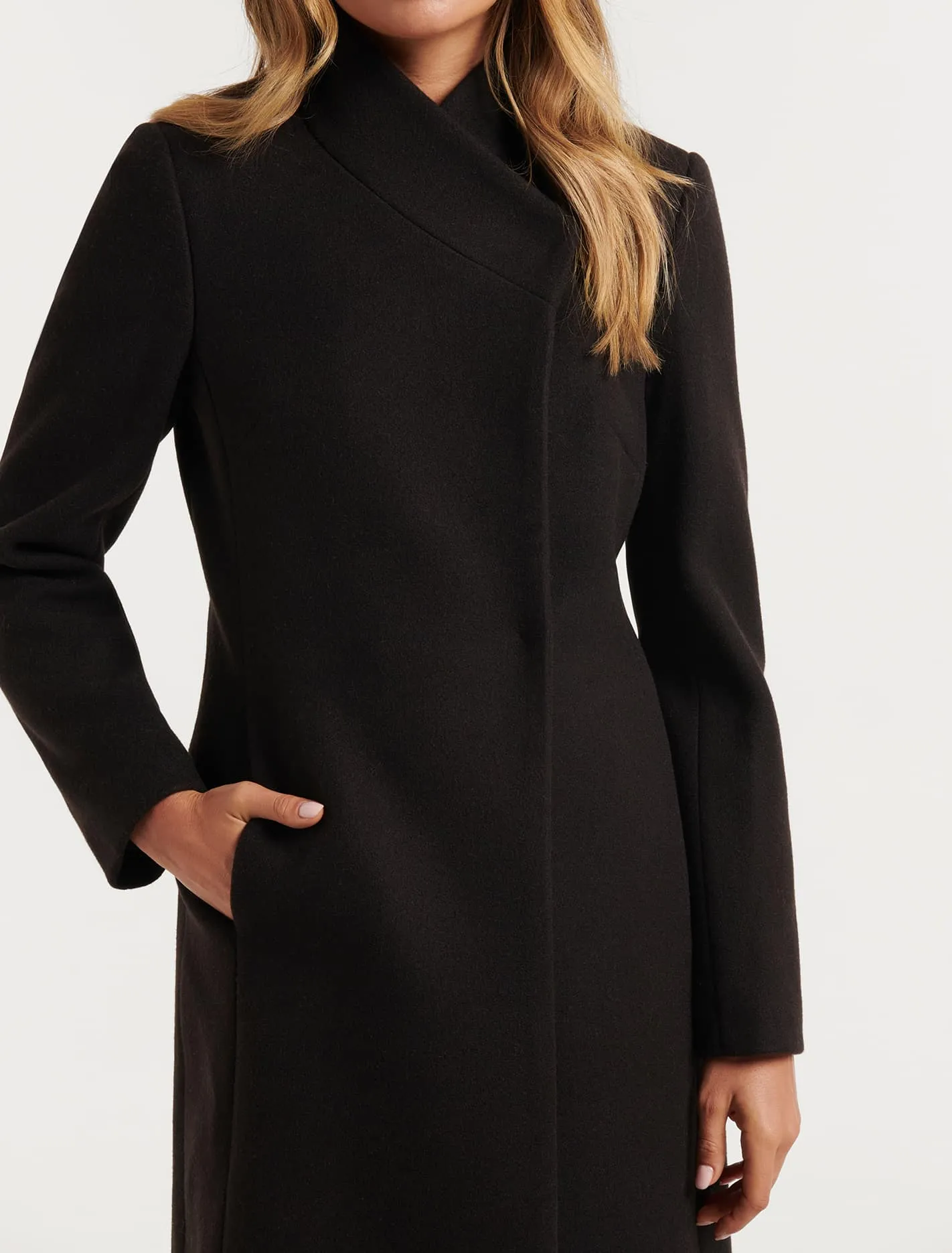 Katrina Funnel Neck Coat