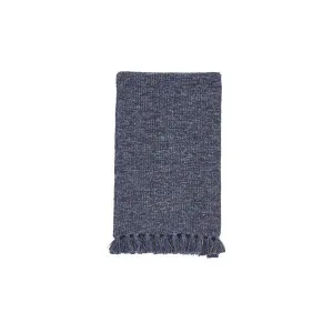 Knitted Marl Wool Linen Scarf