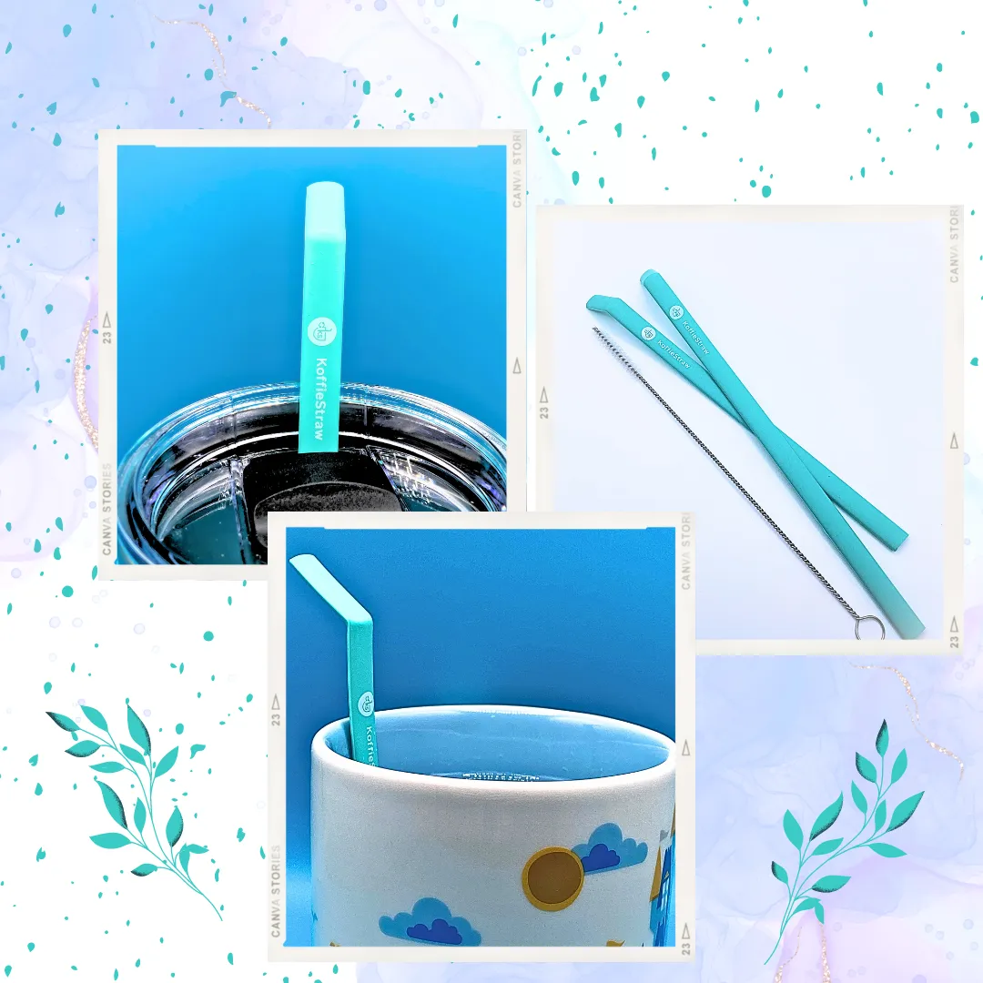 KoffieStraw - Reusable Silicone Straw