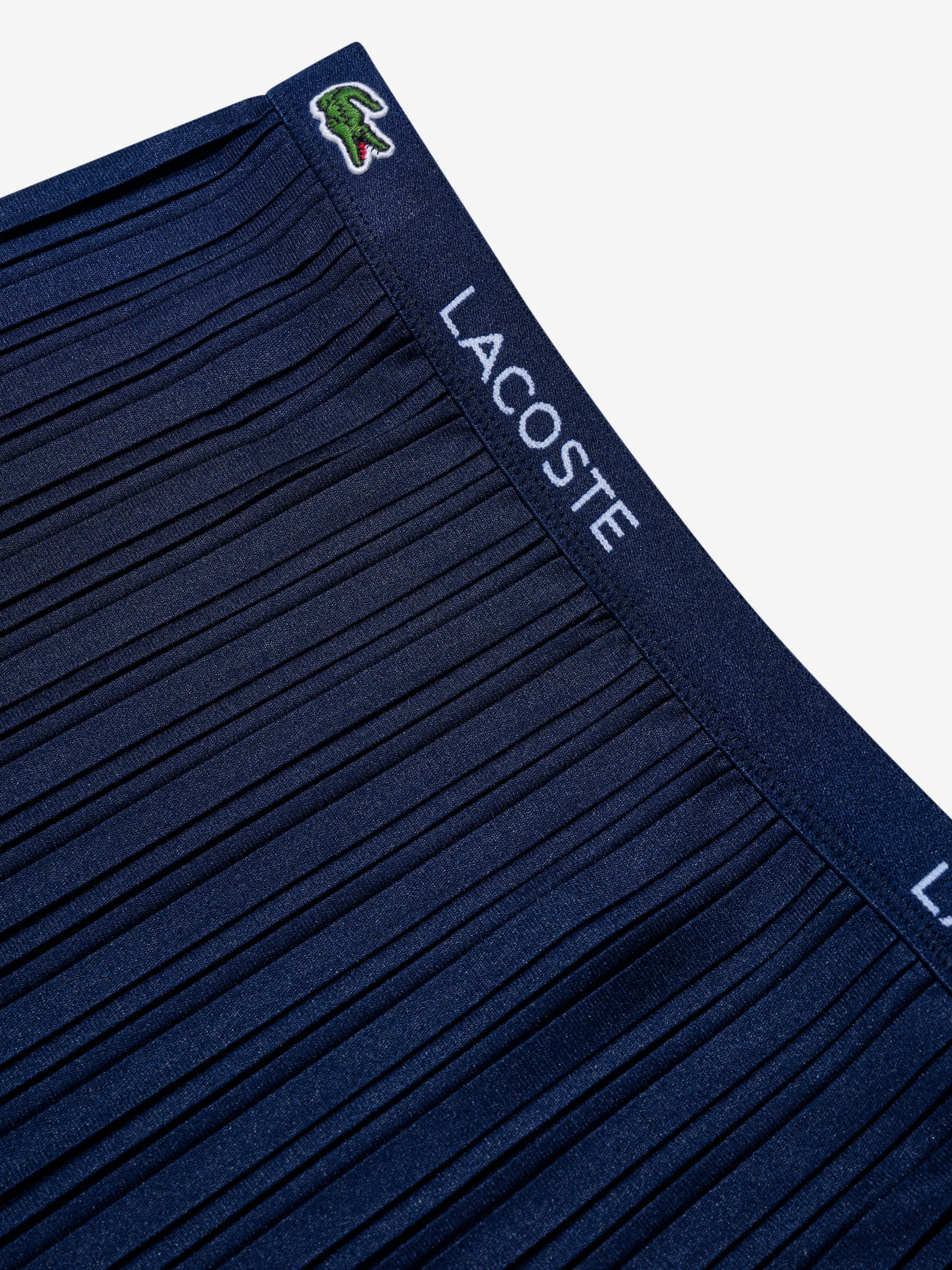 Lacoste Girls Pleated Skirt in Navy