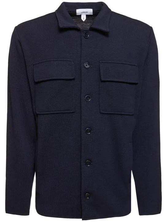 Lardini   Wool shirt jacket 