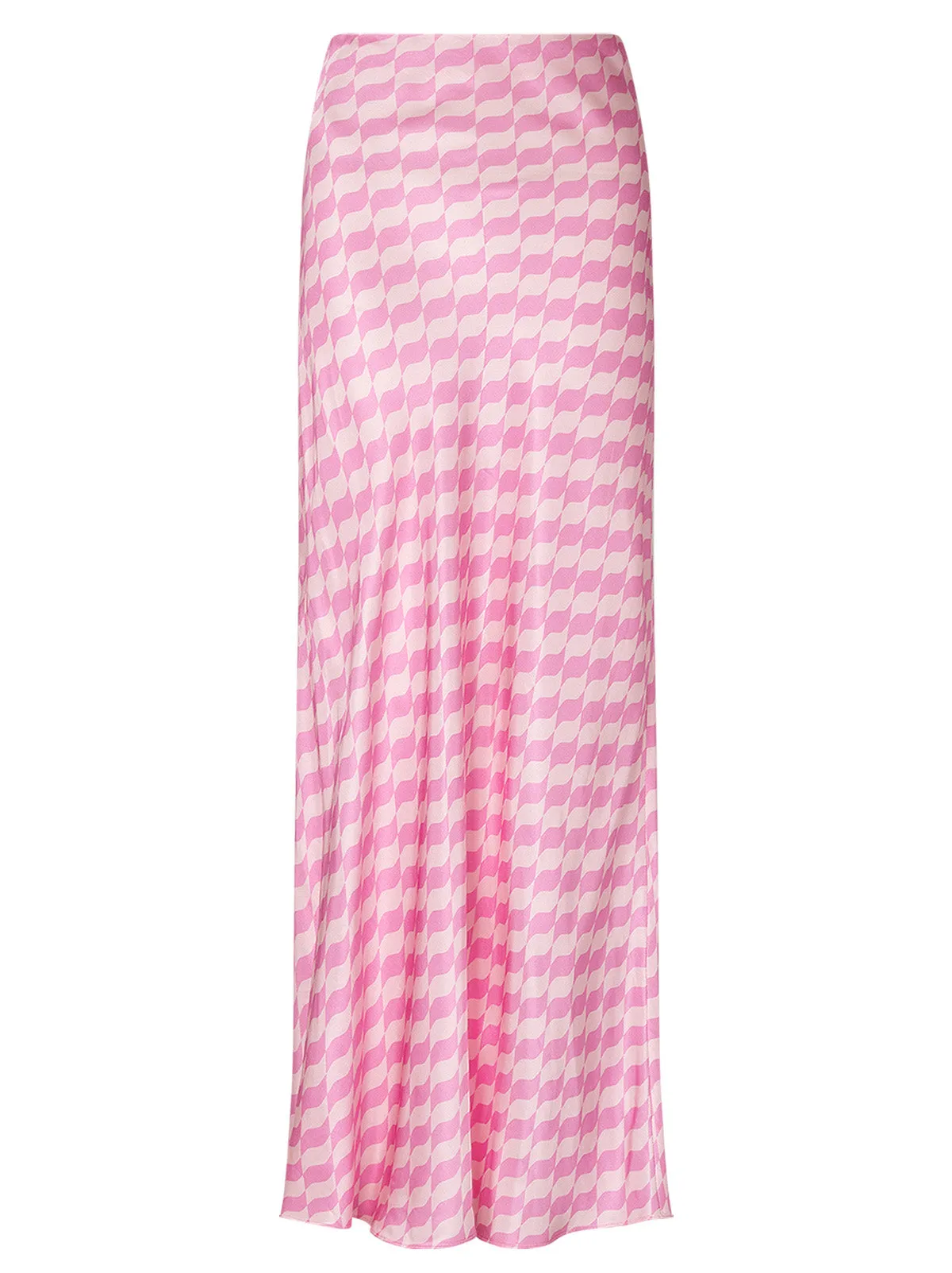 Layla Pink Wavy Tile Skirt