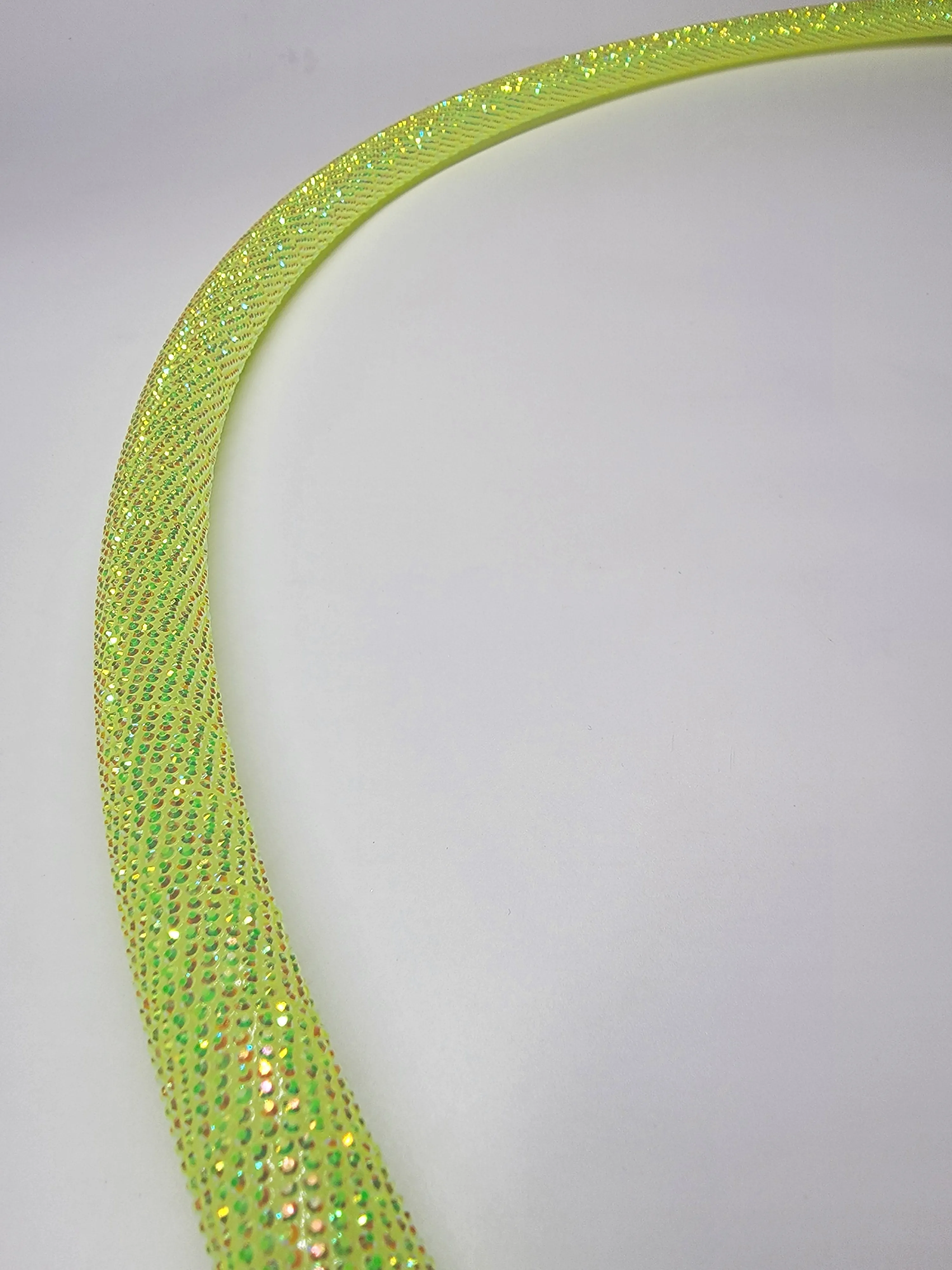 Lemon Quartz Diamond Taped Hoop