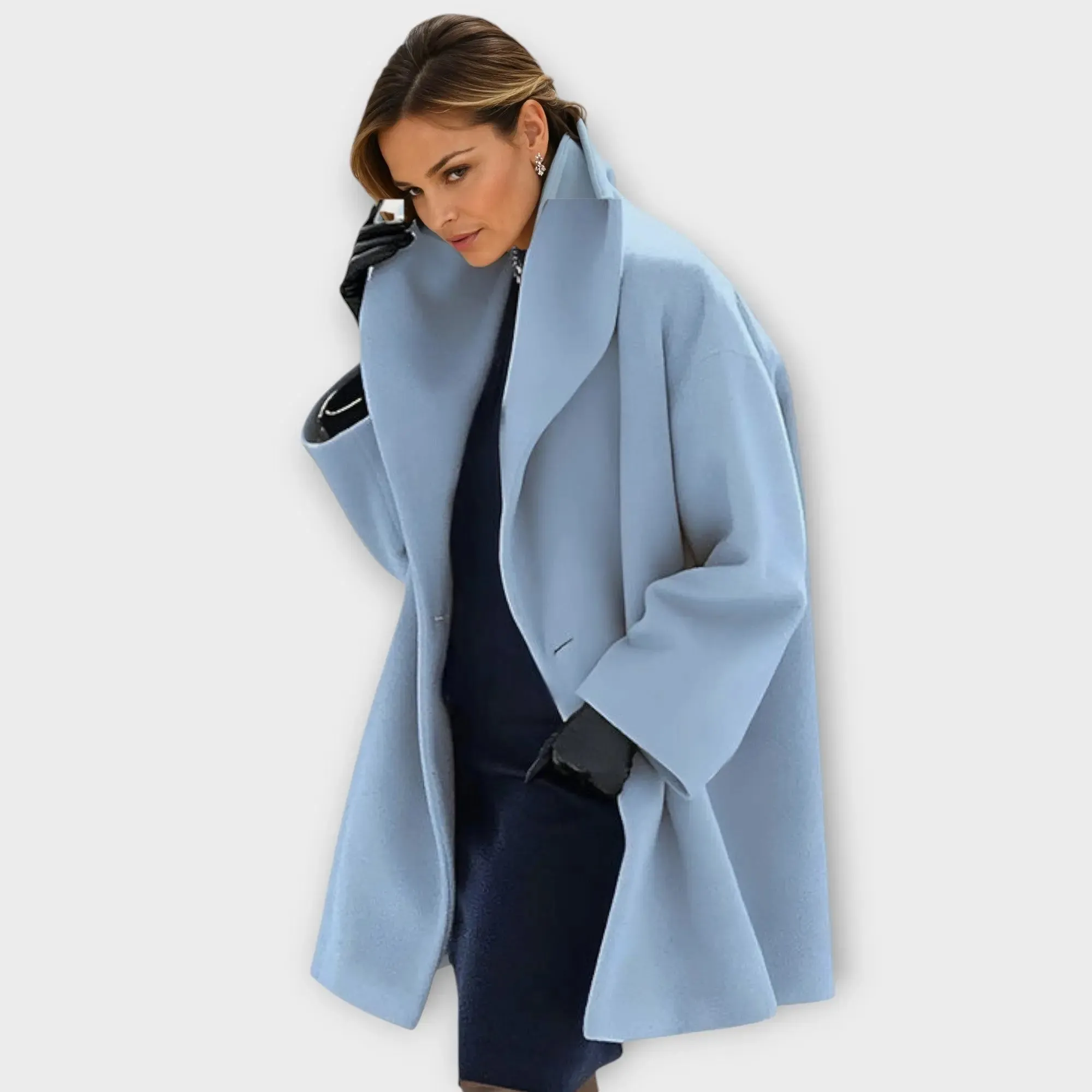 Luxury Insulated Wool Coat with Windproof and Waterproof Features for Cold Weather Fashion