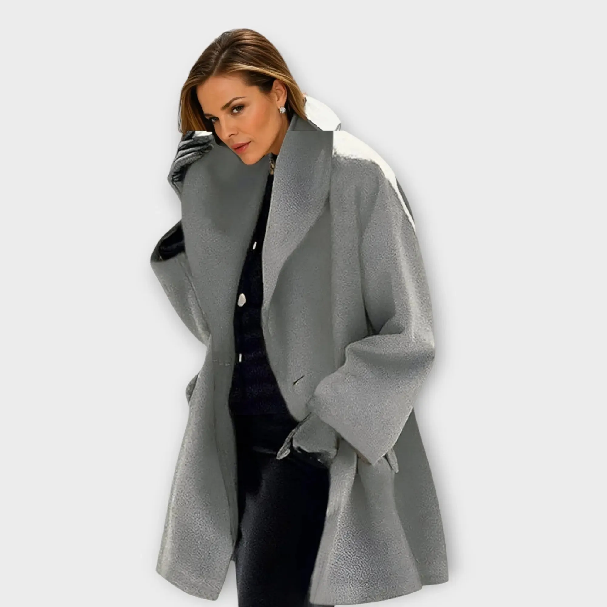 Luxury Insulated Wool Coat with Windproof and Waterproof Features for Cold Weather Fashion