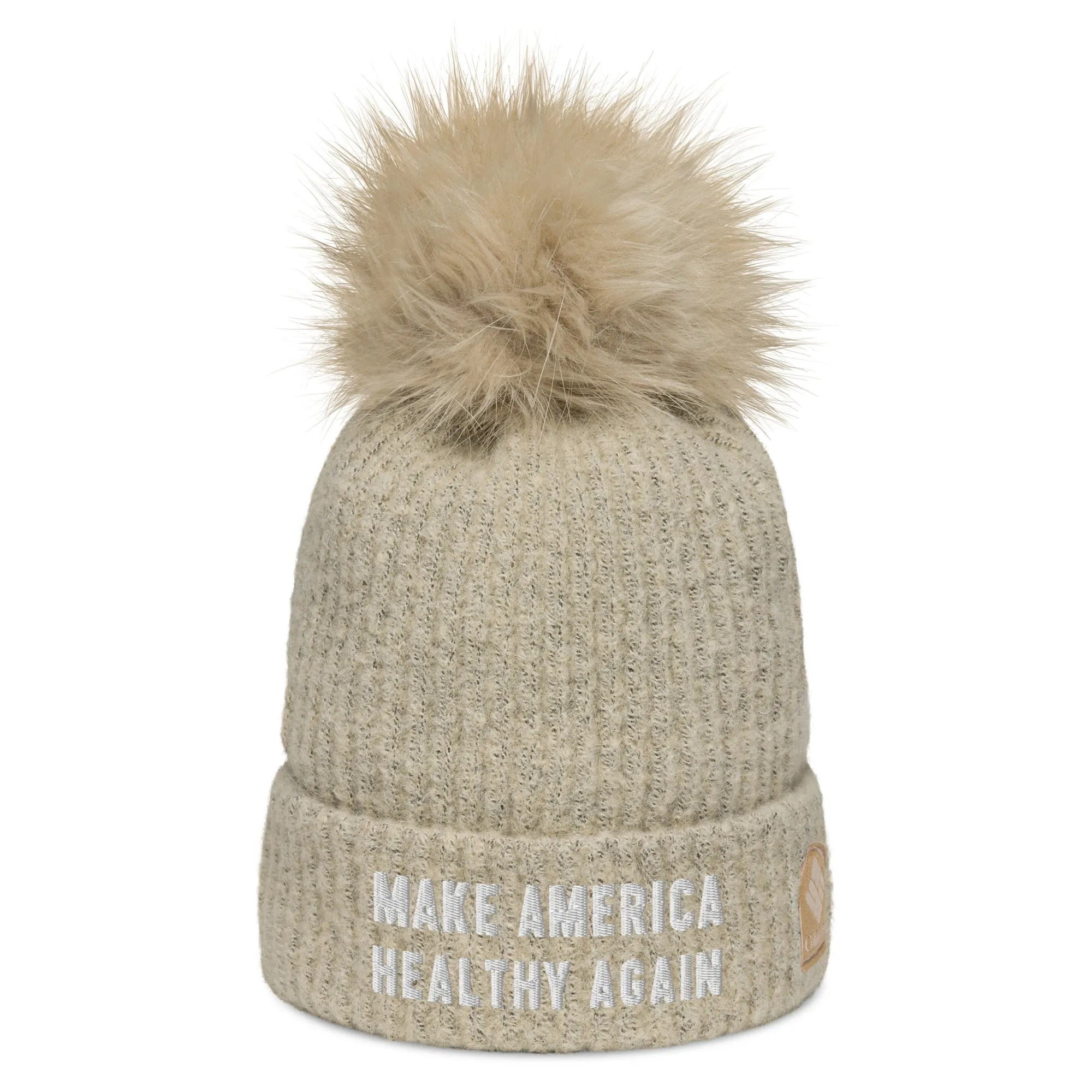 Make America Healthy Again Columbia Pom-Pom Beanie